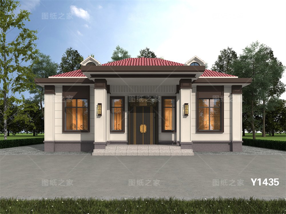 炸裂！20款新農(nóng)村一層別墅設(shè)計圖，最低12萬起！