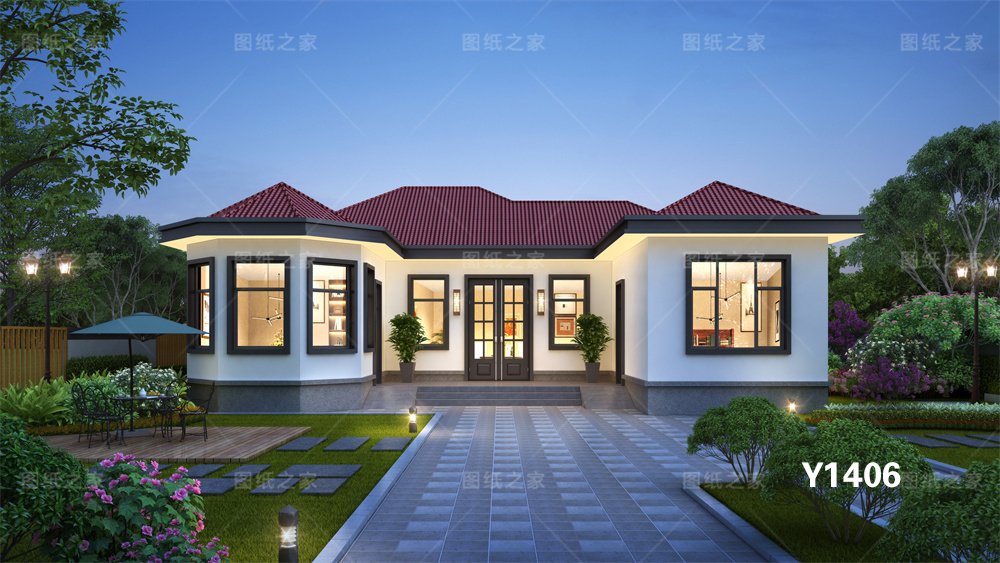 炸裂！20款新農(nóng)村一層別墅設(shè)計圖，最低12萬起！