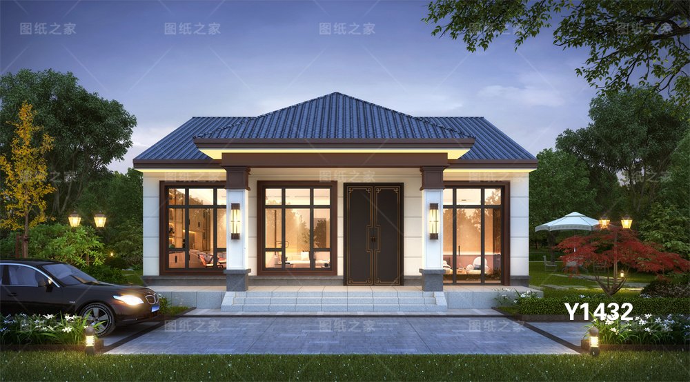 炸裂！20款新農(nóng)村一層別墅設(shè)計圖，最低12萬起！