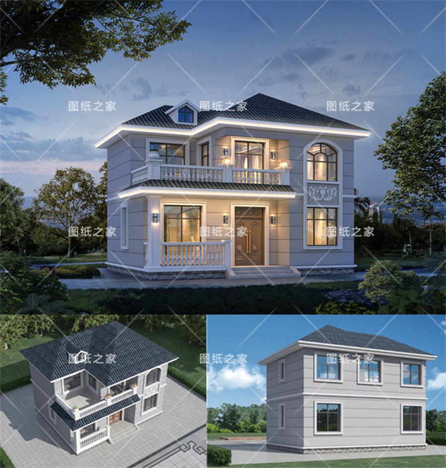 天吶！8款鄉(xiāng)村別墅圖，爆款戶型，實(shí)用又氣派