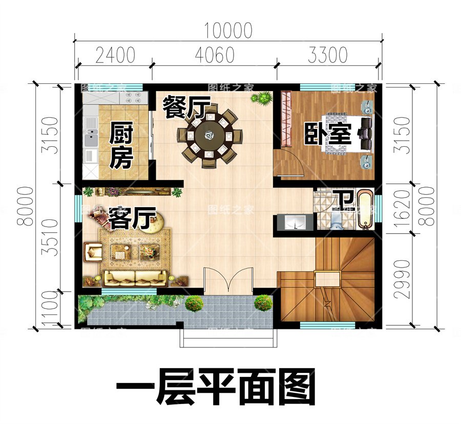 天吶！8款鄉(xiāng)村別墅圖，爆款戶型，實(shí)用又氣派