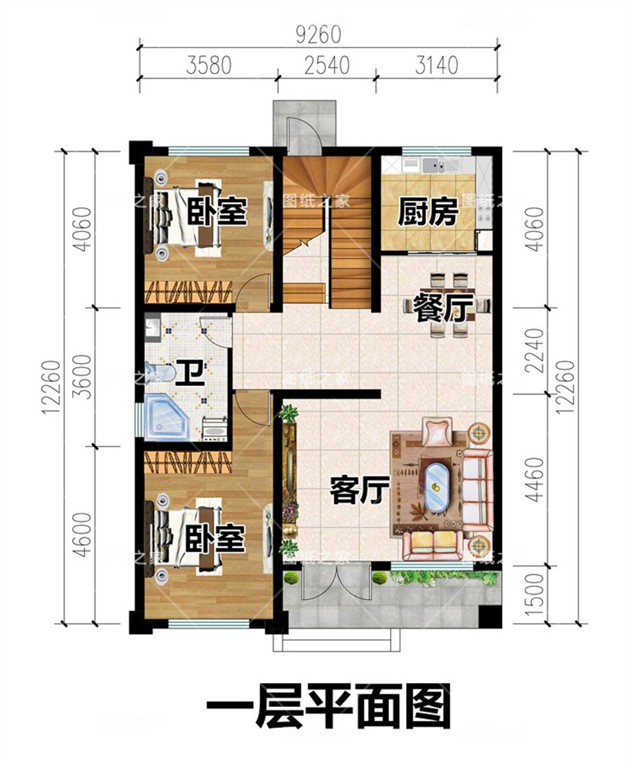 天吶！8款鄉(xiāng)村別墅圖，爆款戶型，實(shí)用又氣派