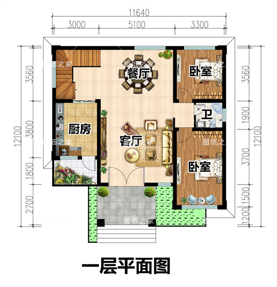 天吶！8款鄉(xiāng)村別墅圖，爆款戶型，實(shí)用又氣派