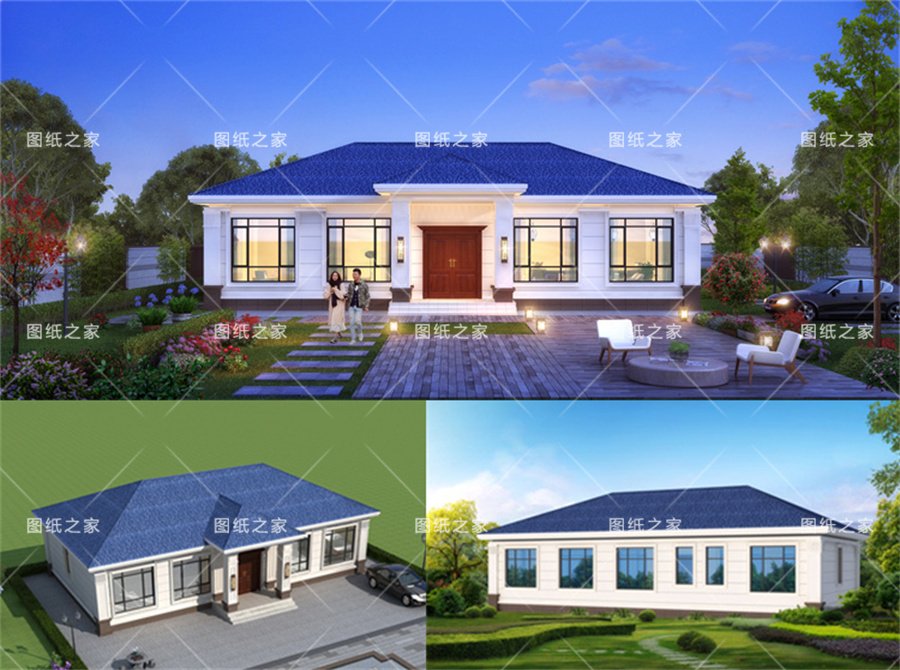 天吶！8款鄉(xiāng)村別墅圖，爆款戶型，實(shí)用又氣派