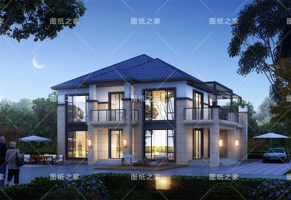 實用簡單又漂亮的別墅設(shè)計圖，顏值與實用并存！