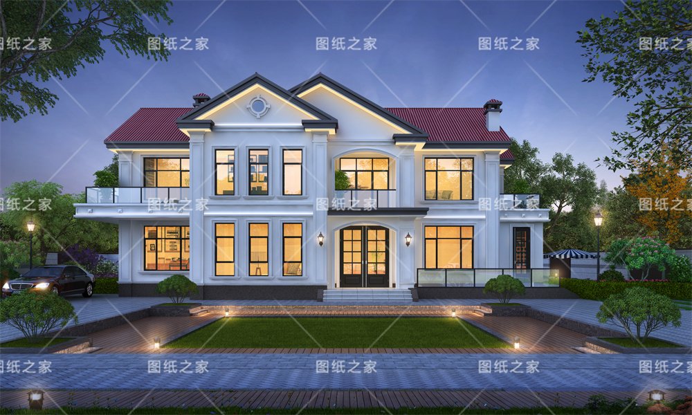 實用簡單又漂亮的別墅設(shè)計圖，顏值與實用并存！