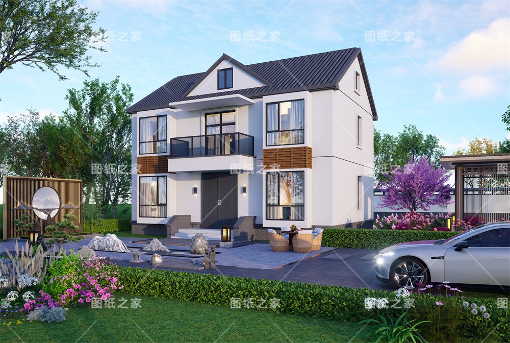 實用簡單又漂亮的別墅設(shè)計圖，顏值與實用并存！