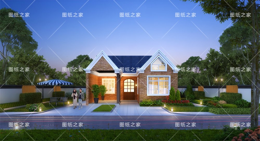 小戶型更實(shí)用！16款農(nóng)村一層別墅