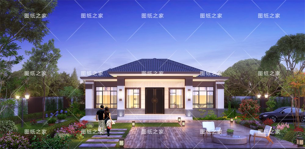 小戶型更實(shí)用！16款農(nóng)村一層別墅