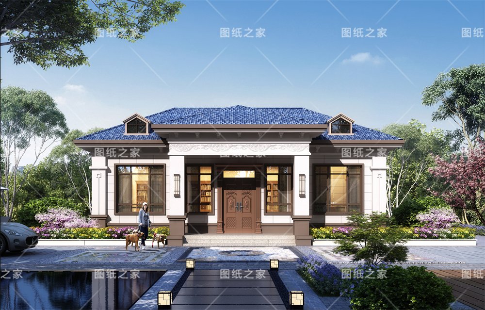 小戶型更實(shí)用！16款農(nóng)村一層別墅