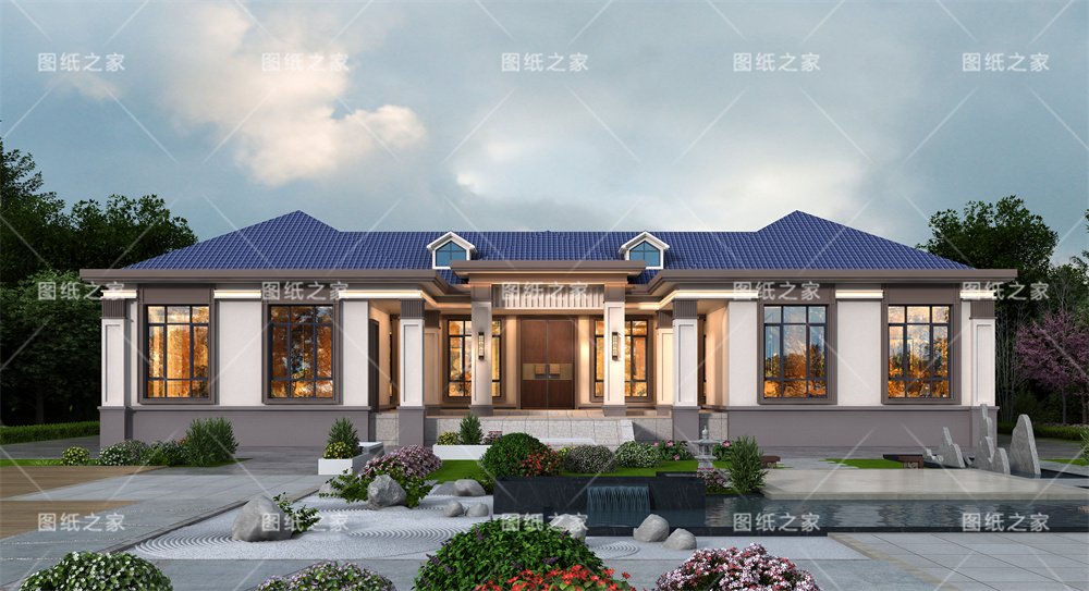 小戶型更實(shí)用！16款農(nóng)村一層別墅