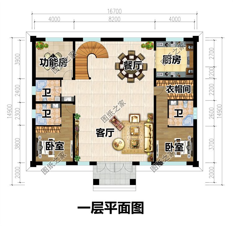 二層復(fù)式農(nóng)村自建房2