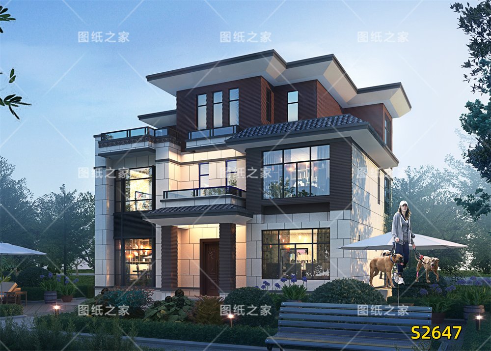 太好看了吧！7款神級(jí)農(nóng)村別墅天花板，這是把圖紙直接搬下來(lái)了！