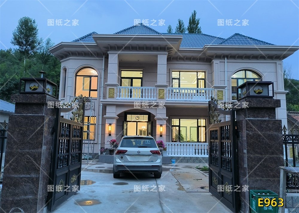 太好看了吧！7款神級(jí)農(nóng)村別墅天花板，這是把圖紙直接搬下來(lái)了！