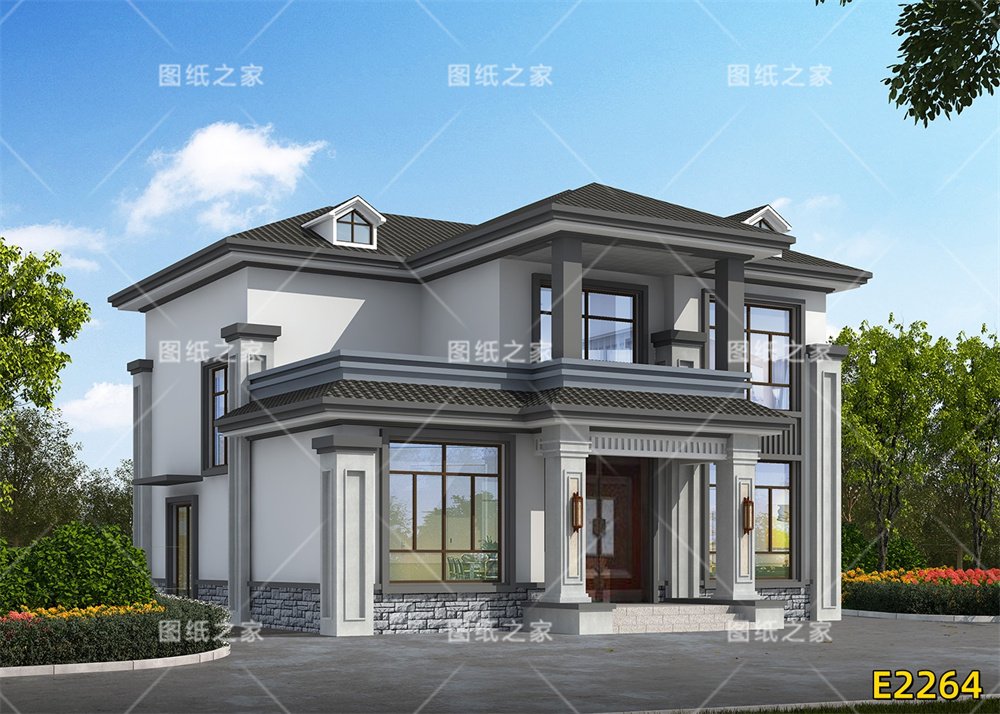 太好看了吧！7款神級(jí)農(nóng)村別墅天花板，這是把圖紙直接搬下來(lái)了！