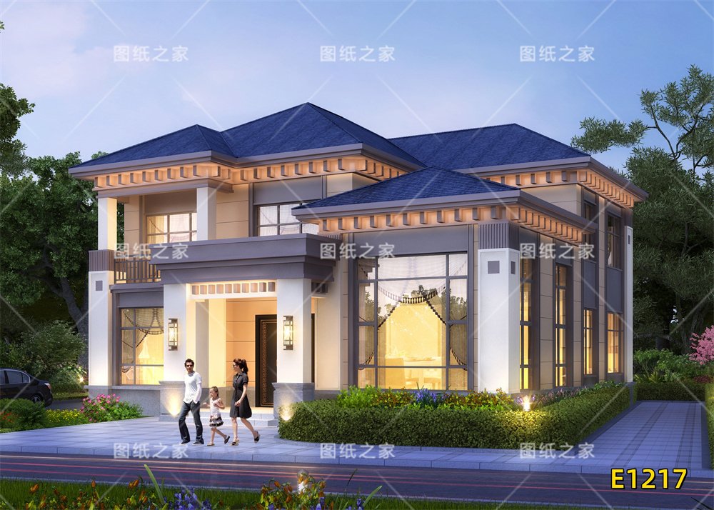 太好看了吧！7款神級(jí)農(nóng)村別墅天花板，這是把圖紙直接搬下來(lái)了！