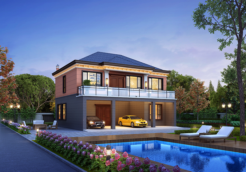 帶架空層的一層自建房太香了！防潮、停車、儲(chǔ)物全兼顧