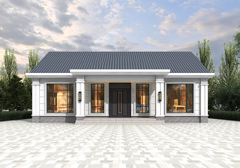 15×12米一層農(nóng)村寶藏戶型，適合養(yǎng)老房，看完鄰居直接要圖紙！